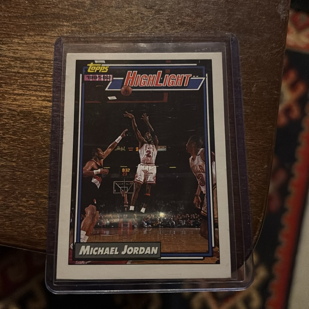 1992-93 Topps #3 Michael Jordan Basketball Card Will grade 10/10! Mint!